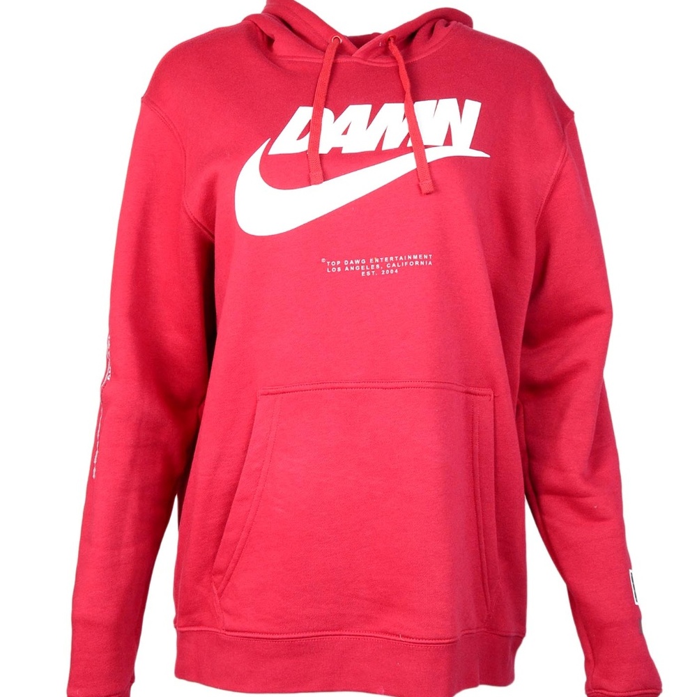 Nike x Kendrick Lamar Men's Red DAMN Hoodie Sz XL
